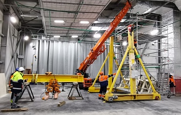 Монтаж козлового крана 