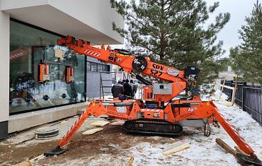 SPX527 и вакуумные захваты на остеклении